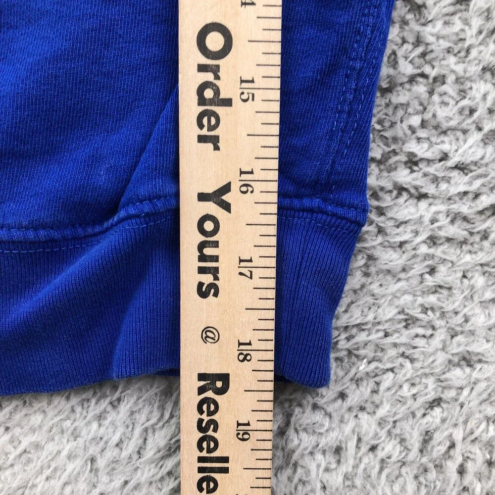 Polo Ralph Lauren Hoodie Boys Size 7 Blue Full Zip Fleece Big Pony Logo